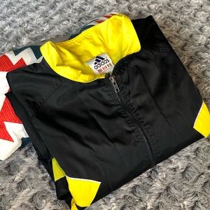 Adidas windbreak US men’s XL. Black&Yellow